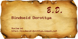 Bindseid Dorottya névjegykártya